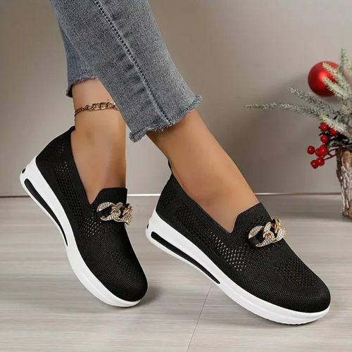 Breezy Women's Sneakers | Lightweight Mesh Slip-On Comfort 1
