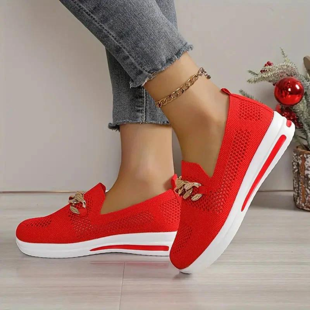 Breezy Women's Sneakers | Lightweight Mesh Slip-On Comfort 4