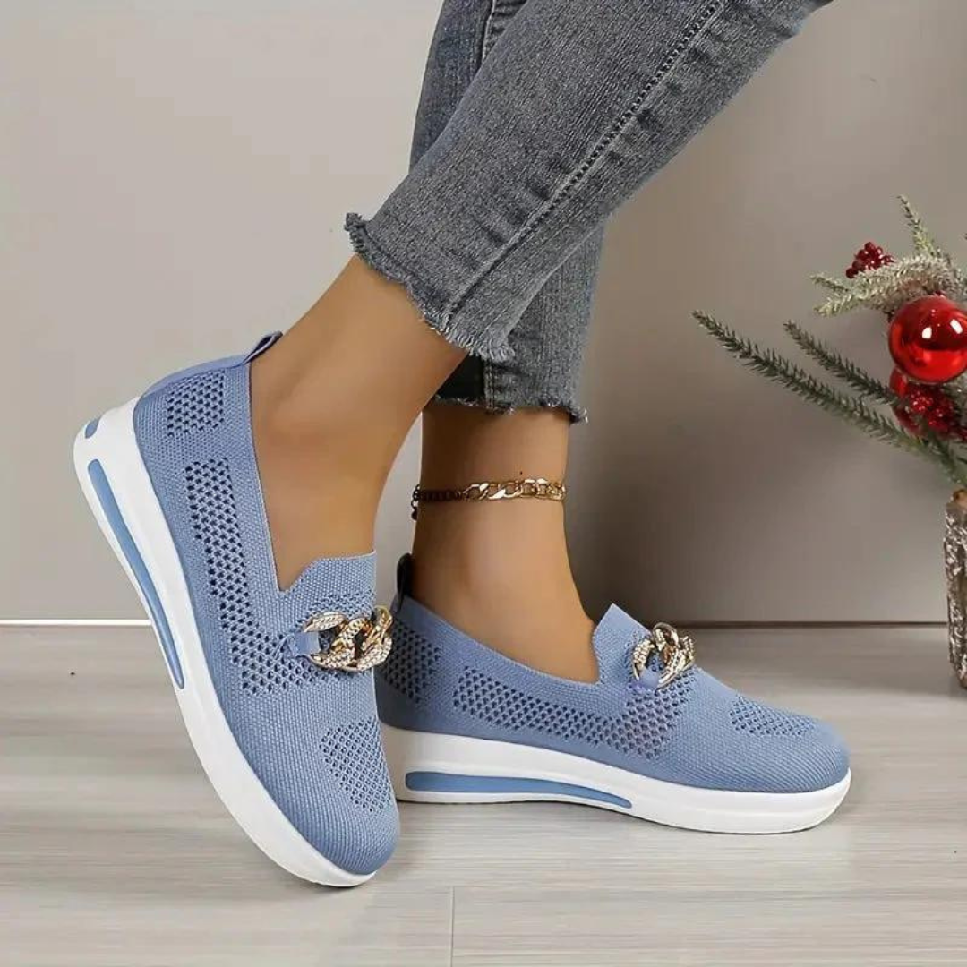 Breezy Women's Sneakers | Lightweight Mesh Slip-On Comfort 5