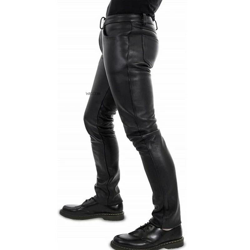Bren Women's Faux Leather Trousers | High-Quality Slim Fit, Comfortable 3