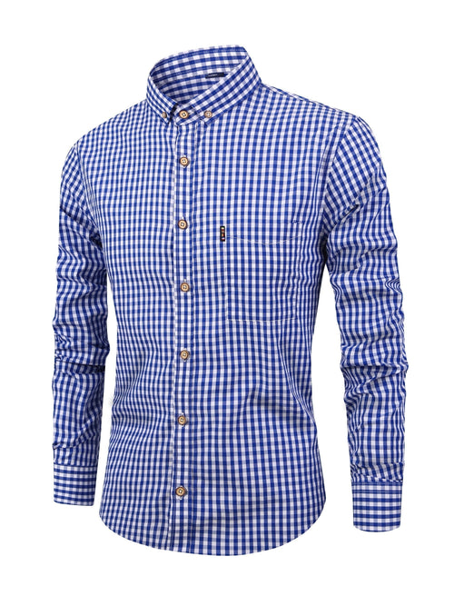 Bri Men's Checked Shirt | Lightweight Fabric, Stylish & Versatile 0