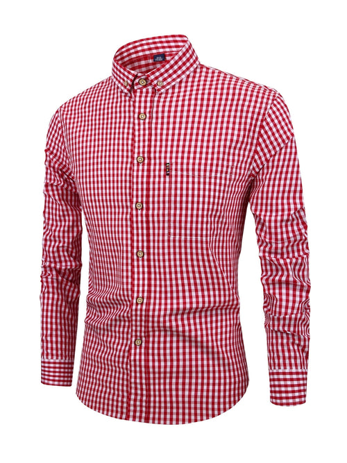 Bri Men's Checked Shirt | Lightweight Fabric, Stylish & Versatile 1