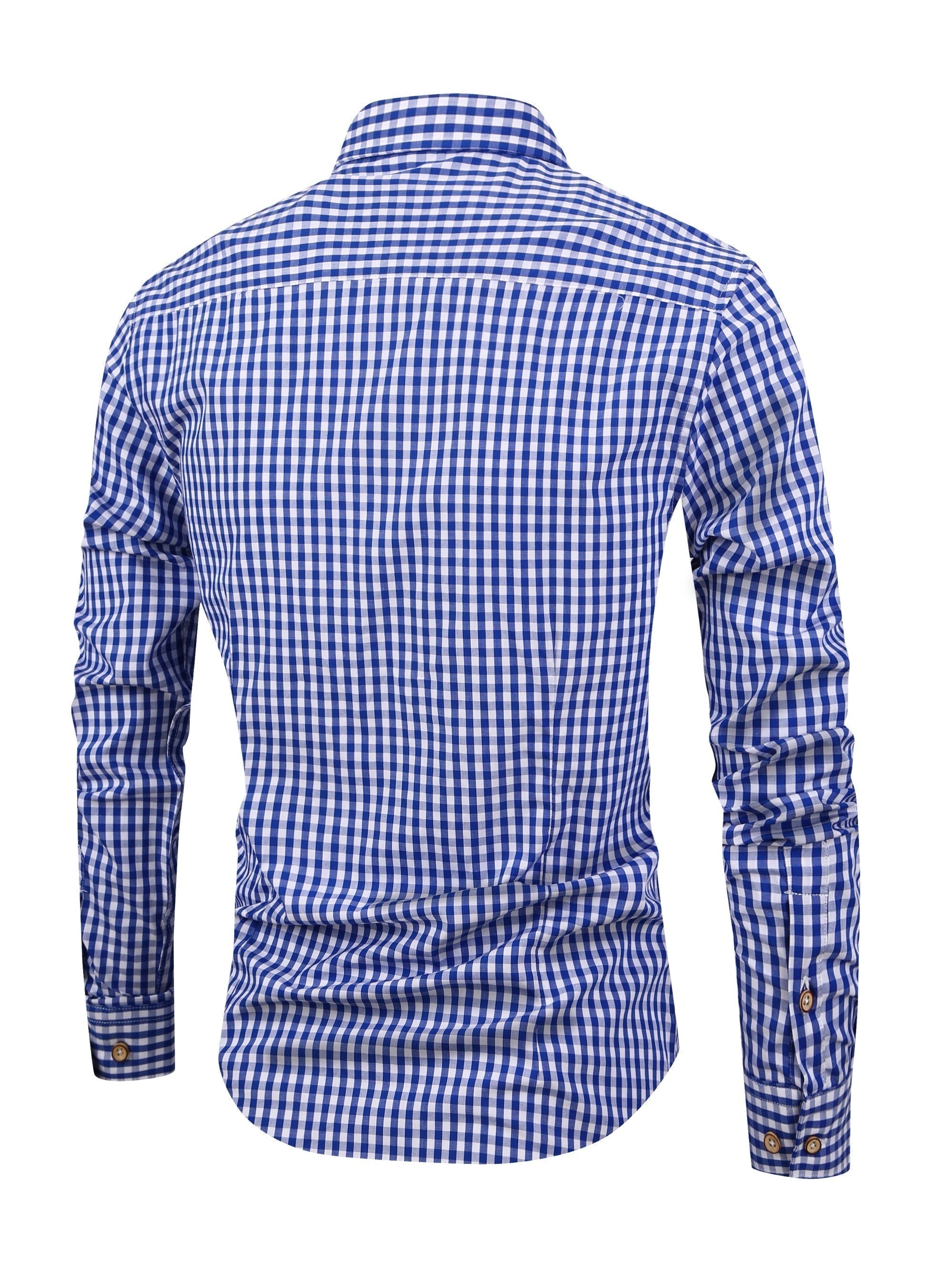 Bri Men's Checked Shirt | Lightweight Fabric, Stylish & Versatile 2