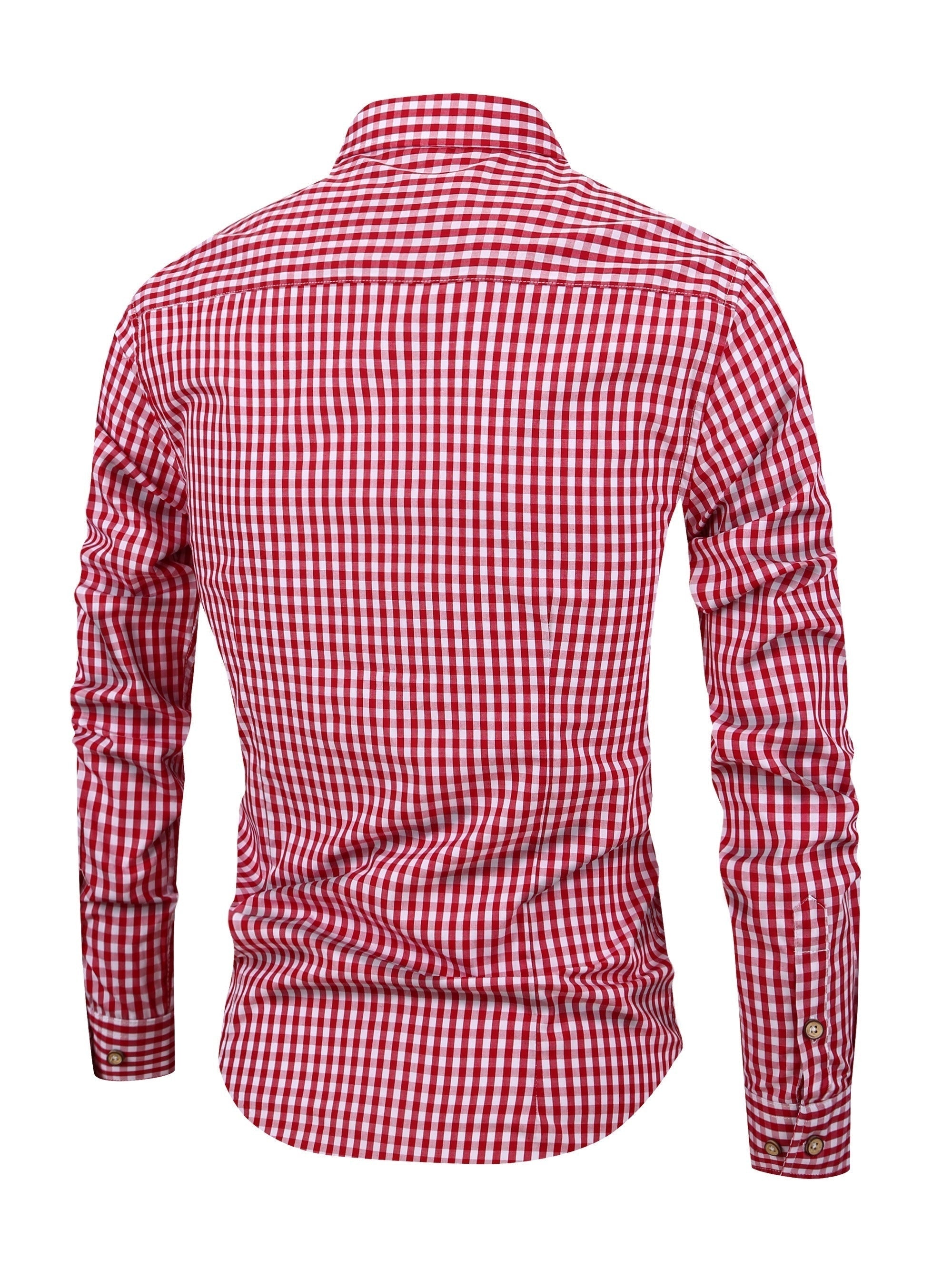 Bri Men's Checked Shirt | Lightweight Fabric, Stylish & Versatile 3