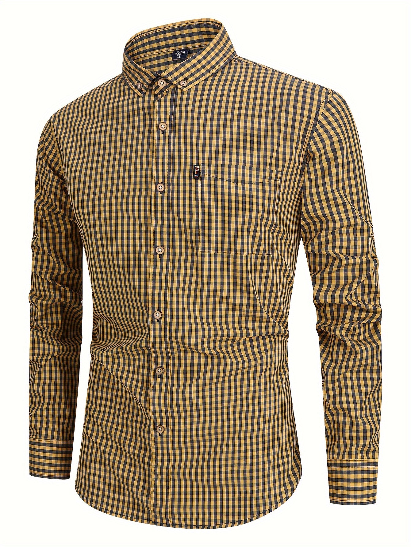 Bri Men's Checked Shirt | Lightweight Fabric, Stylish & Versatile 7