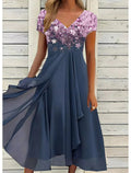 Cade Women's Midi Dress | Floral Lace, Elegant Summer Style 0