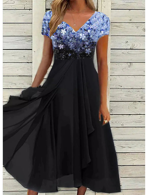 Cade Women's Midi Dress | Floral Lace, Elegant Summer Style 1