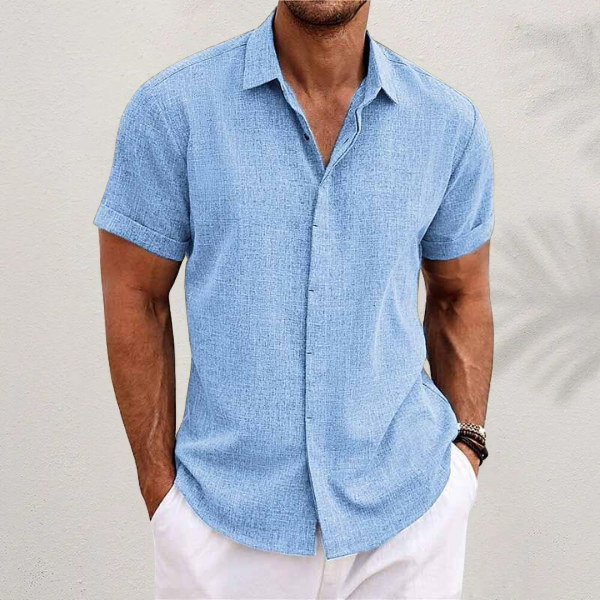 Cali Men's Casual Shirt | Cotton-Linen Blend 0