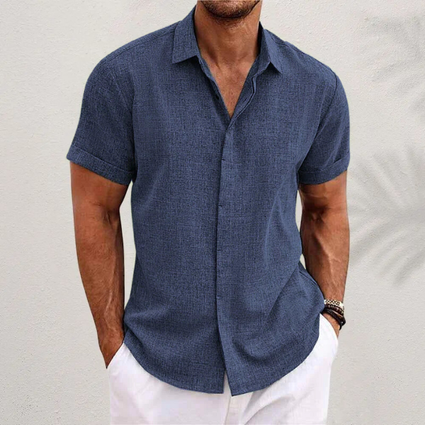 Cali Men's Casual Shirt | Cotton-Linen Blend 1
