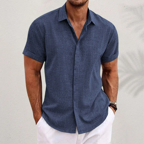 Cali Men's Casual Shirt | Cotton-Linen Blend 1
