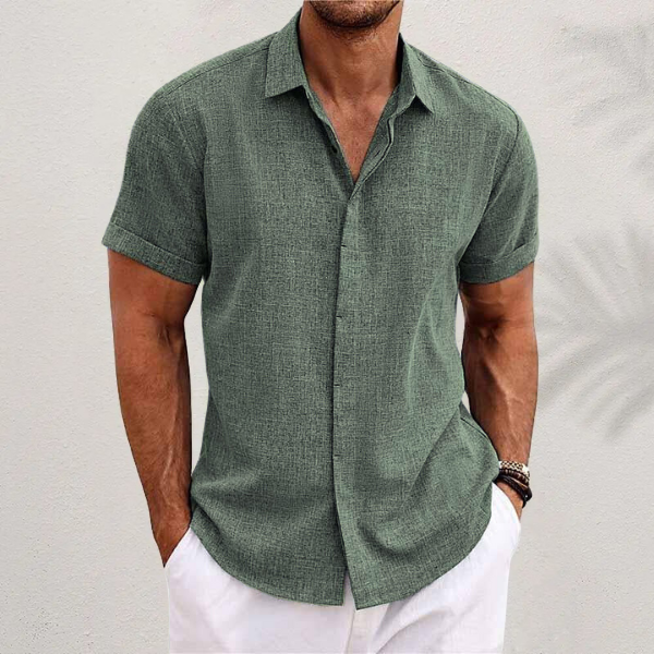 Cali Men's Casual Shirt | Cotton-Linen Blend 2