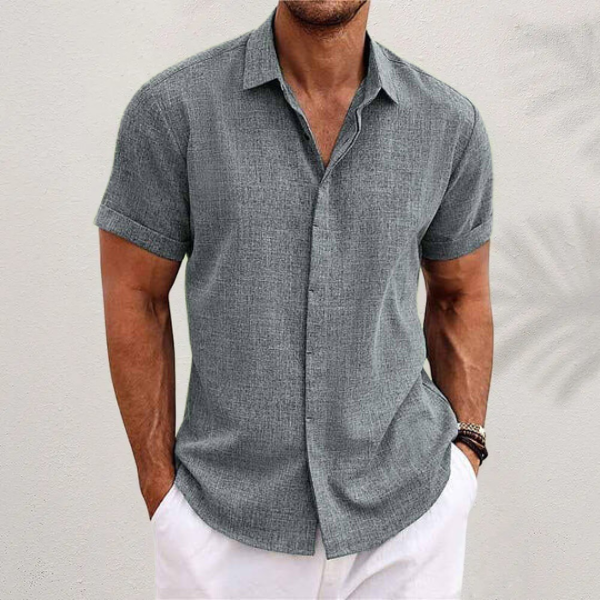 Cali Men's Casual Shirt | Cotton-Linen Blend 3