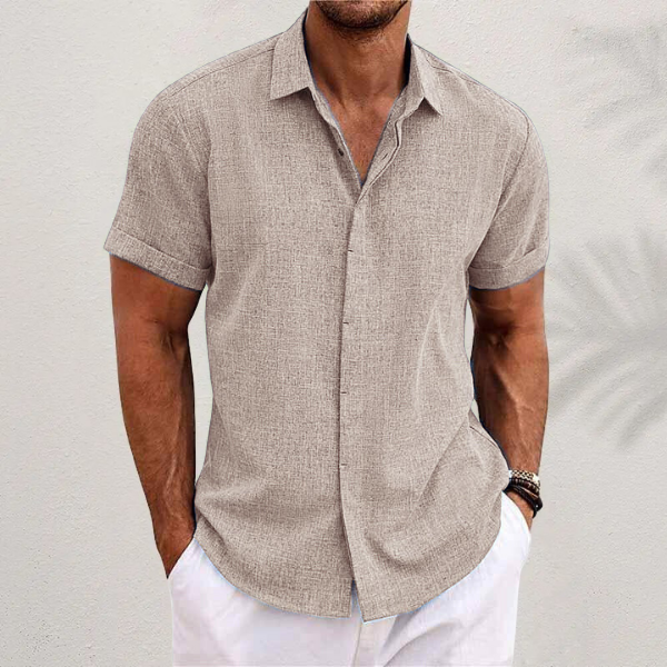 Cali Men's Casual Shirt | Cotton-Linen Blend 4