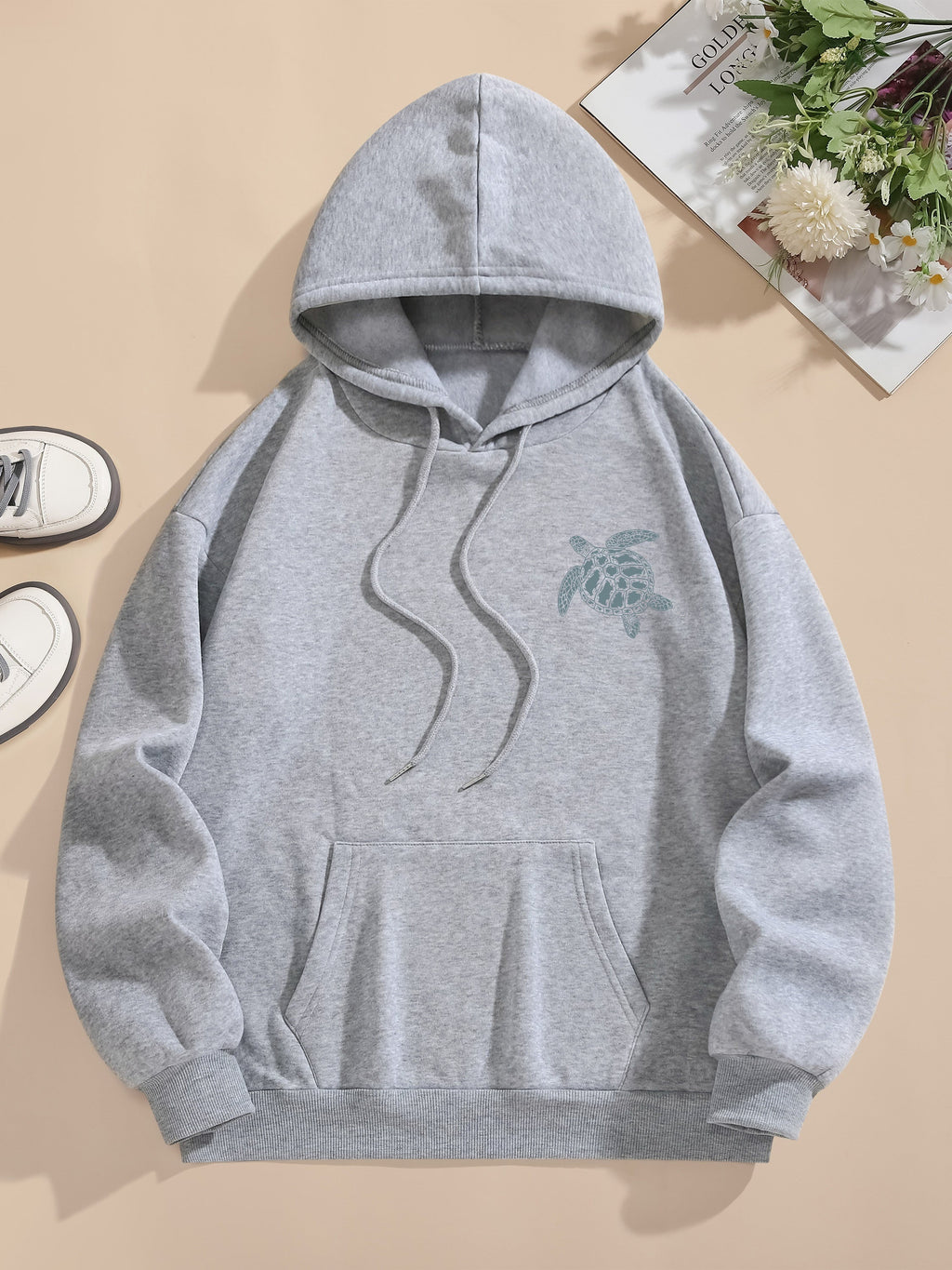 Cali Women's Pullover Hoodie | Casual Comfort with Back Print 6