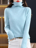 Cali Women's Sweater | Soft Cotton, Casual Turtleneck 0