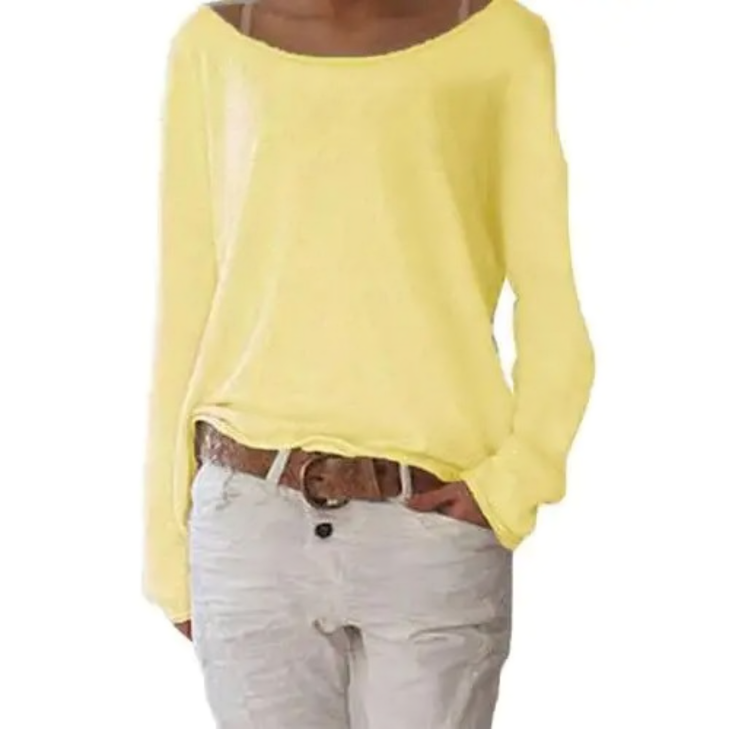 Cassey Women's T-Shirt | High-Quality Wool, Elegant Yellow 0