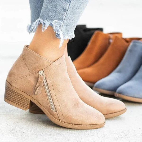 Celia Women's Boots | Premium Leather, Orthopedic Comfort 0