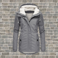 Celine Women's Wool Coat | Elegant Pleated Design, Removable Hood 0