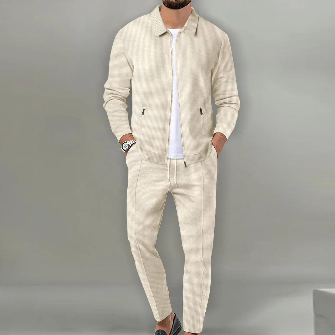 Cleo Men's Cardigan Set | Slim-Fit, Versatile Style 0