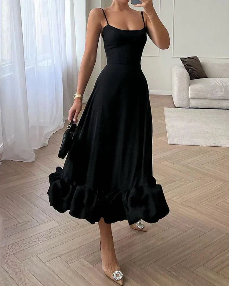 Cleo Women's Midi Dress | Luxe Materials, Elegant Design 0
