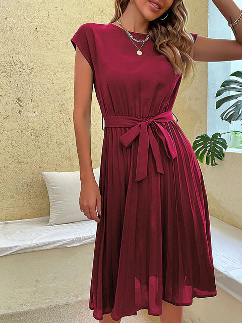 Cleo Women's Mini Dress | Pleated Design, Casual Summer Style 4