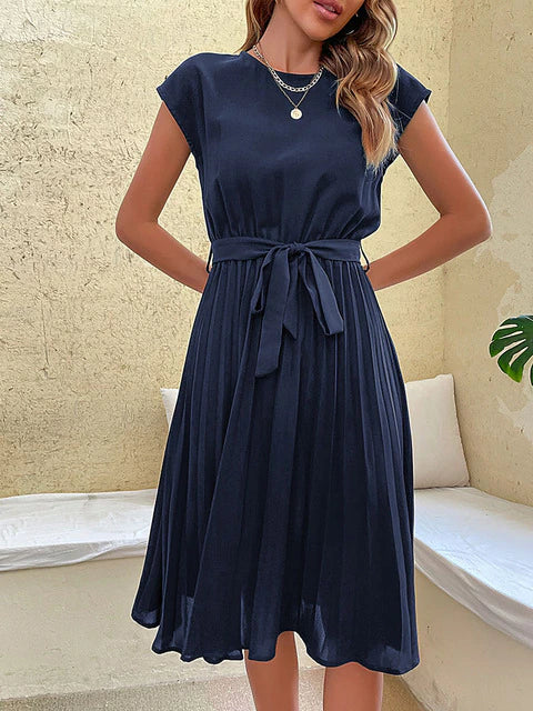 Cleo Women's Mini Dress | Pleated Design, Casual Summer Style 5