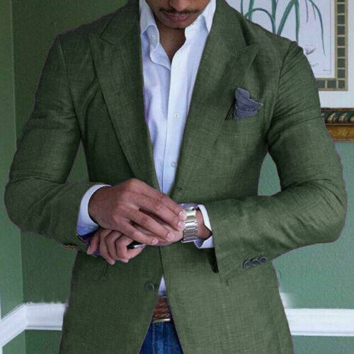 Clifford Men's Blazer | High-Quality Linen, Slim Fit Sport Coat 4