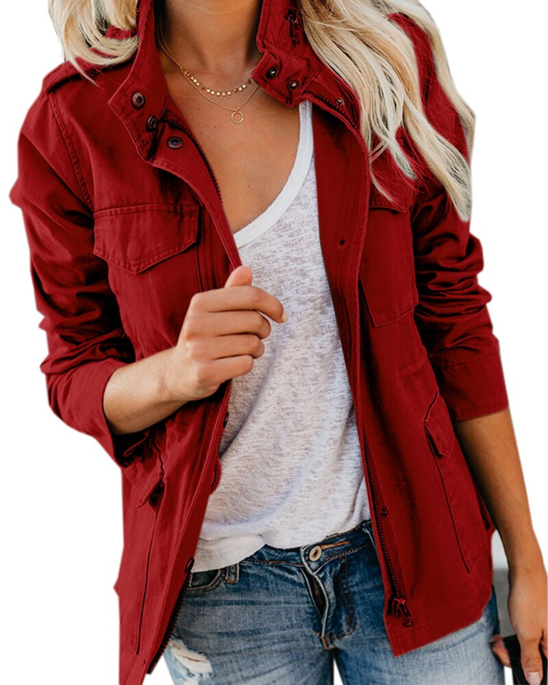 Cora Women's Jacket | Durable Cotton Blend, Versatile Style 4