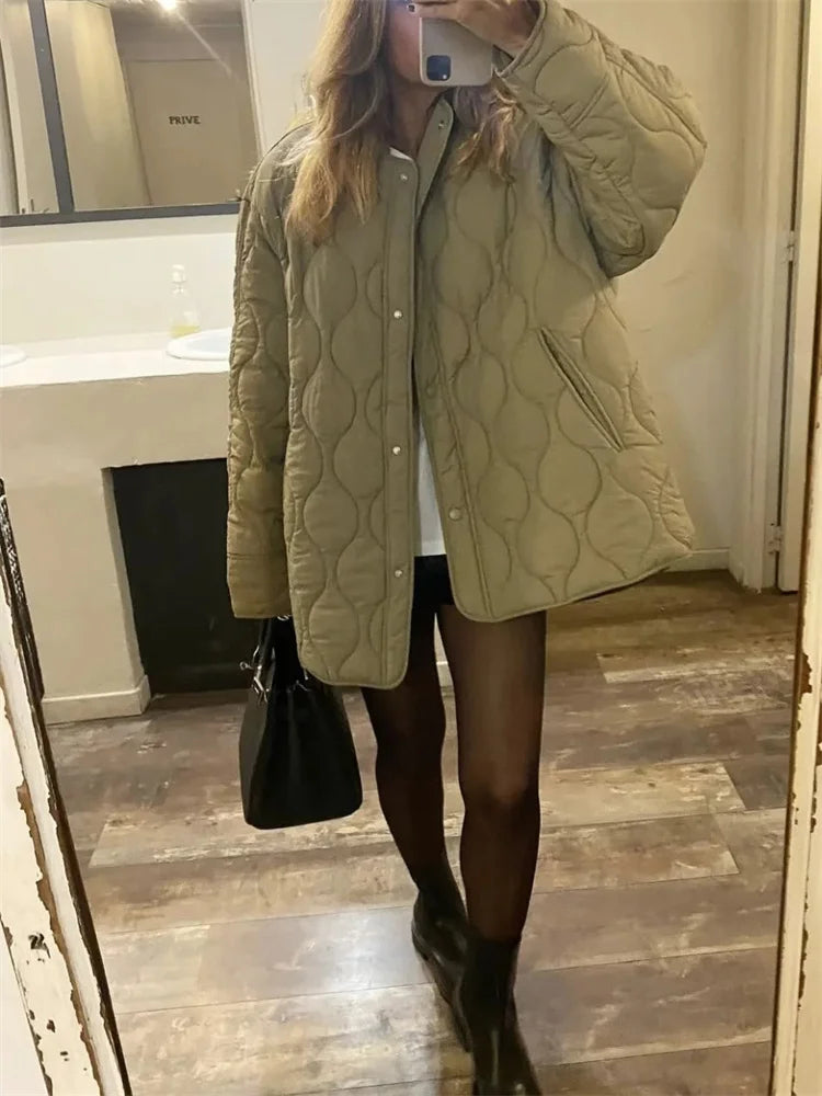 Cori Women's Oversized Jacket | Padded Comfort 3