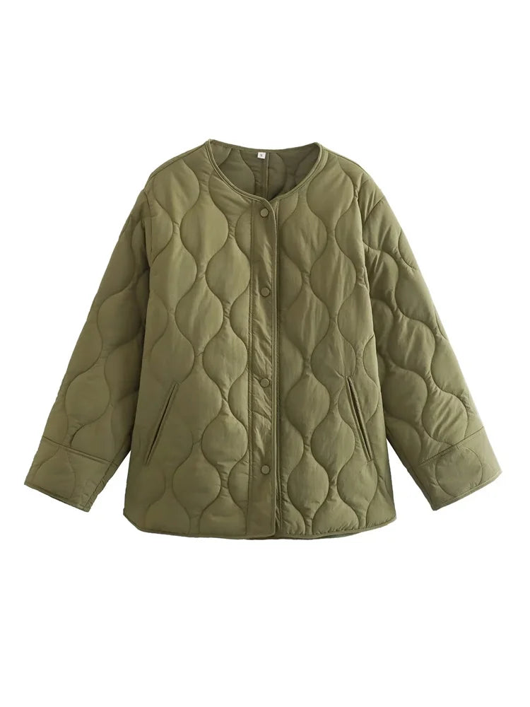 Cori Women's Oversized Jacket | Padded Comfort 5