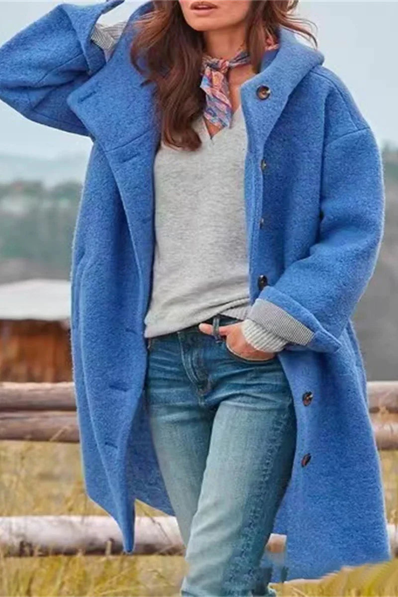 Cris Women’s Elegant Coat | Full-Length Design, Breathable Fabric 2