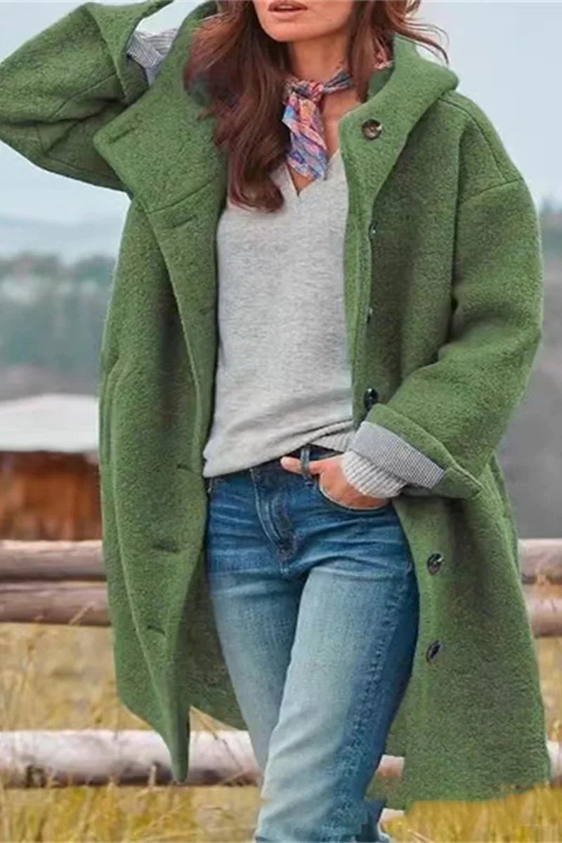 Cris Women’s Elegant Coat | Full-Length Design, Breathable Fabric 4
