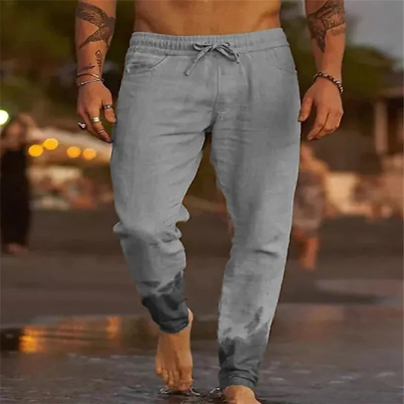 Dante Men's Trousers | Breathable Linen, Relaxed Fit 5