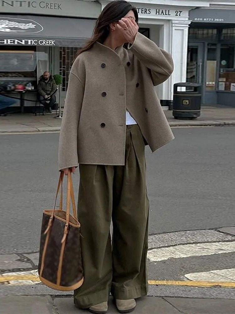 Diane Women's Wool Coat | Timeless Elegance, Cozy Comfort 0