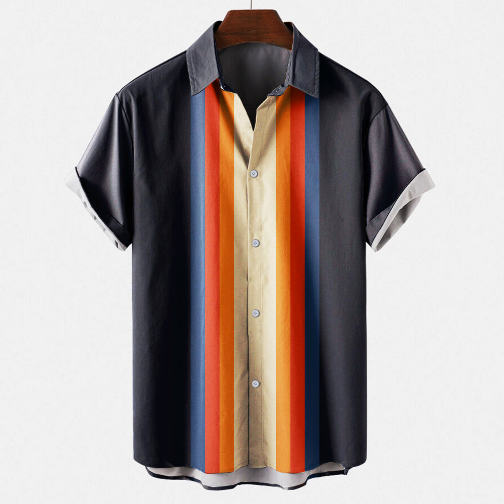Dorian Men's Retro Shirt | Cotton Blend, Timeless Style 1