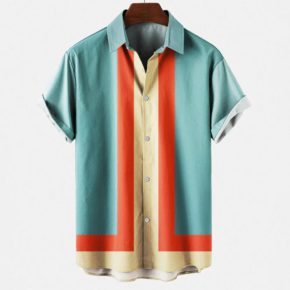 Dorian Men's Retro Shirt | Cotton Blend, Timeless Style 3