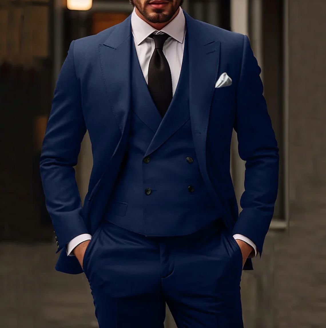 Dorian Men's Suit | Tailored Three-Piece Set, Elegant Design 1