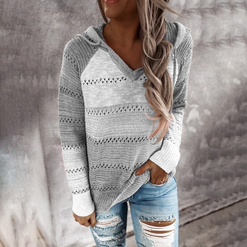 Dottie Women's Sweater | Cozy Patchwork Design, Relaxed Fit 0