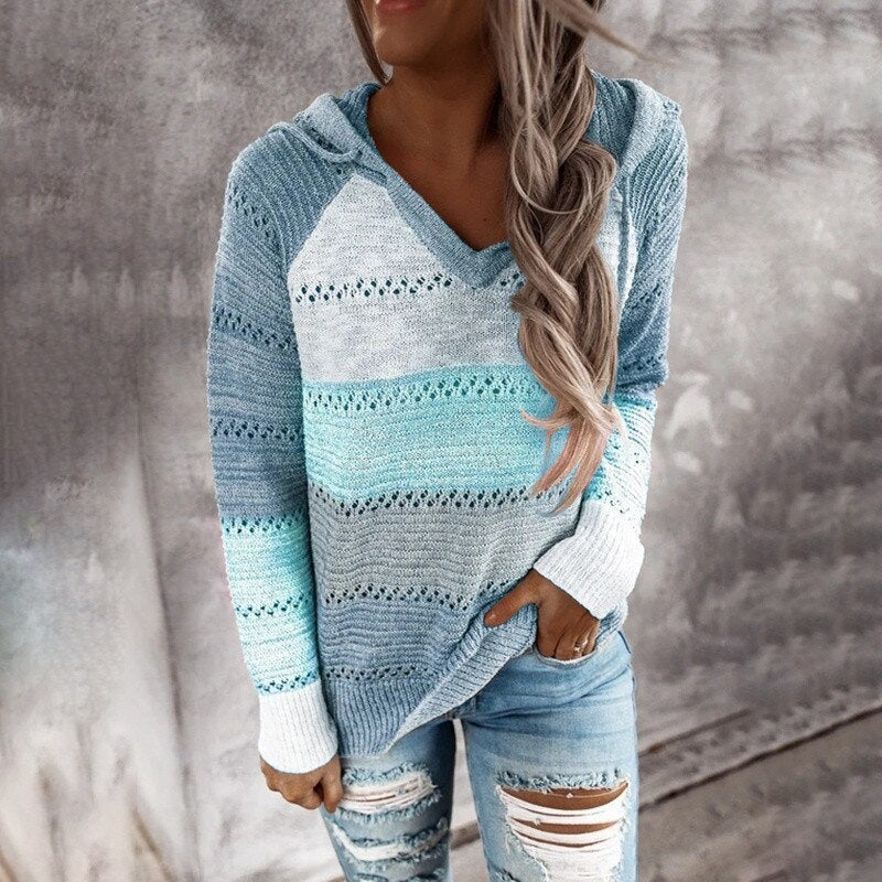 Dottie Women's Sweater | Cozy Patchwork Design, Relaxed Fit 6