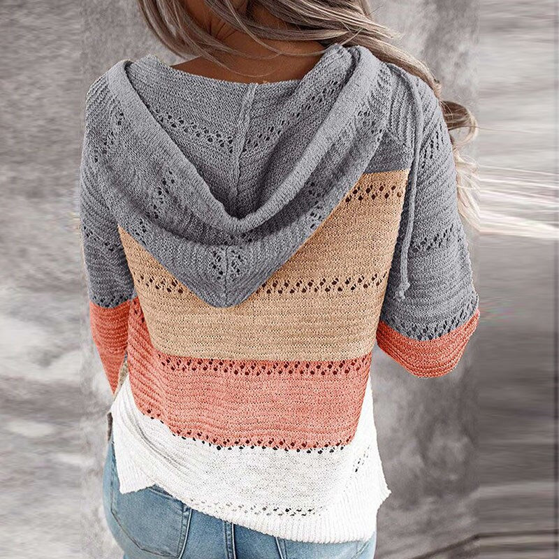 Dottie Women's Sweater | Cozy Patchwork Design, Relaxed Fit 7