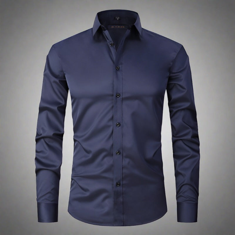 Eli Men's Blouse | Wrinkle-Free, Elegant Design 10