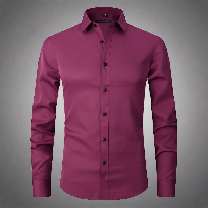 Eli Men's Blouse | Wrinkle-Free, Elegant Design 12
