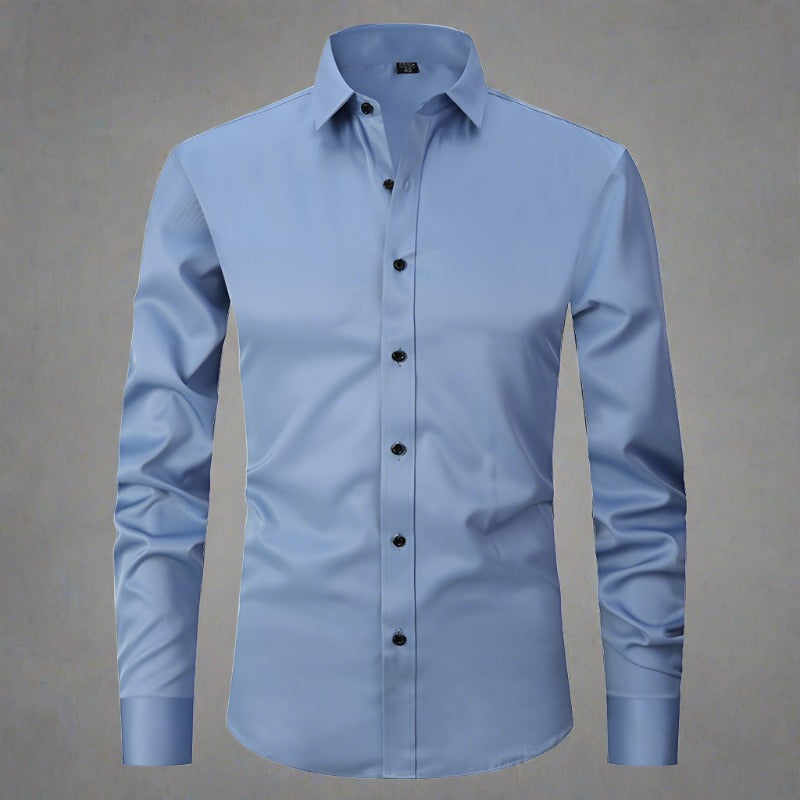 Eli Men's Blouse | Wrinkle-Free, Elegant Design 13