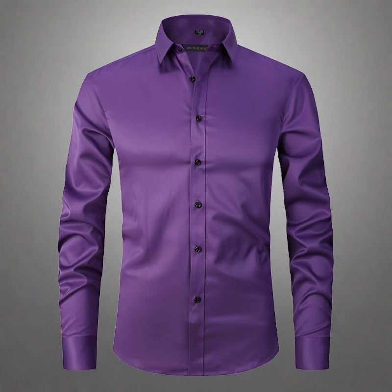 Eli Men's Blouse | Wrinkle-Free, Elegant Design 14