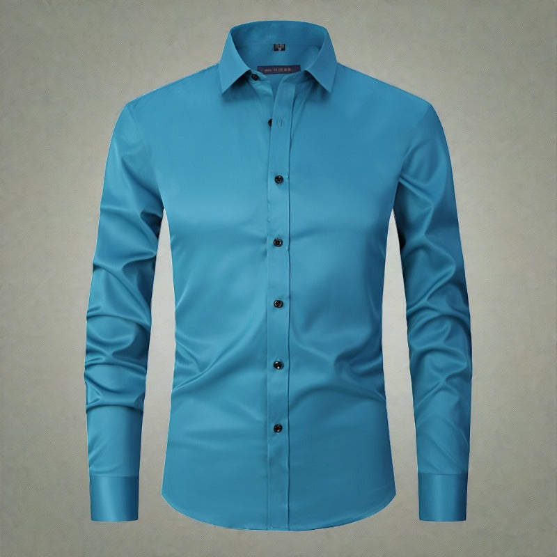 Eli Men's Blouse | Wrinkle-Free, Elegant Design 15