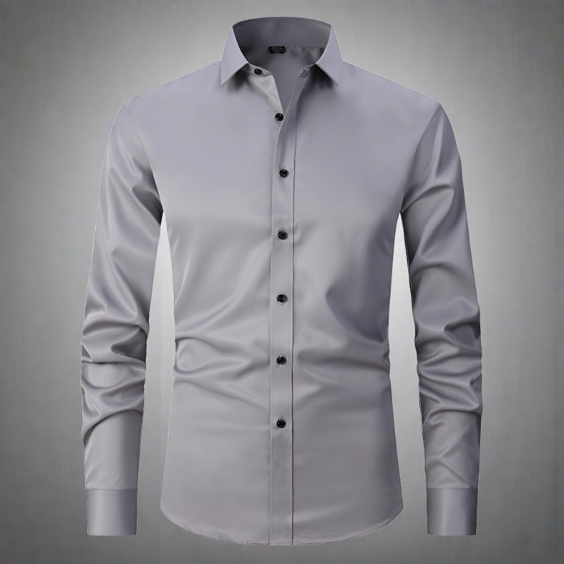 Eli Men's Blouse | Wrinkle-Free, Elegant Design 16