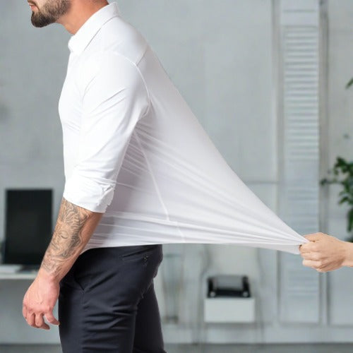 Eli Men's Blouse | Wrinkle-Free, Elegant Design 4