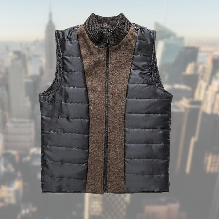 Eli Men's Coat | Elegant Overcoat with Vest, High-Quality Materials 4