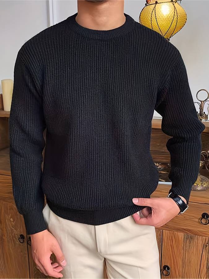 Eli Men's Sweater | 100% Acrylic, Elegant Structure 0