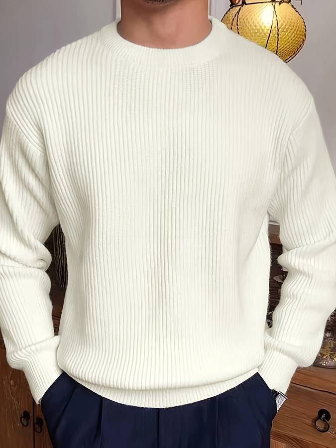 Eli Men's Sweater | 100% Acrylic, Elegant Structure 3
